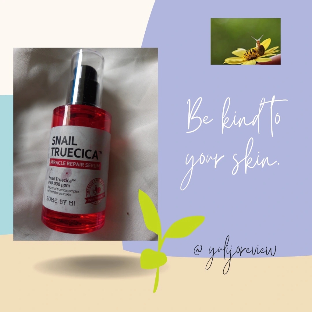 Review Some by Me Snail Trusica Repair Serum